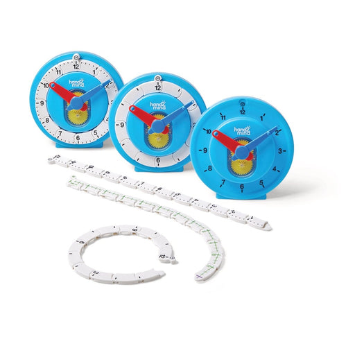 NumberLine Clock: Deluxe Set of 6 - Kidsplace.store