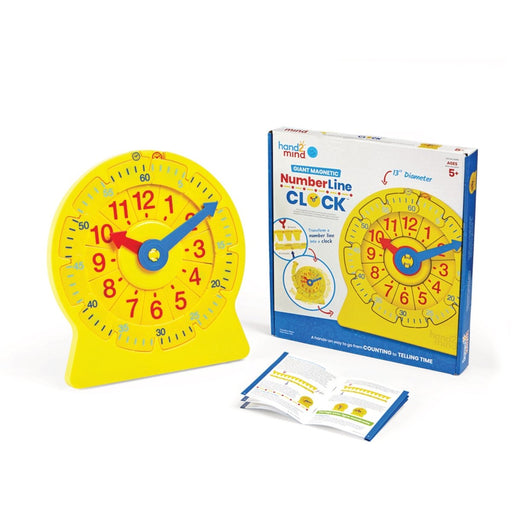 NumberLine Clock™, Magnetic Demonstration Clock - Kidsplace.store