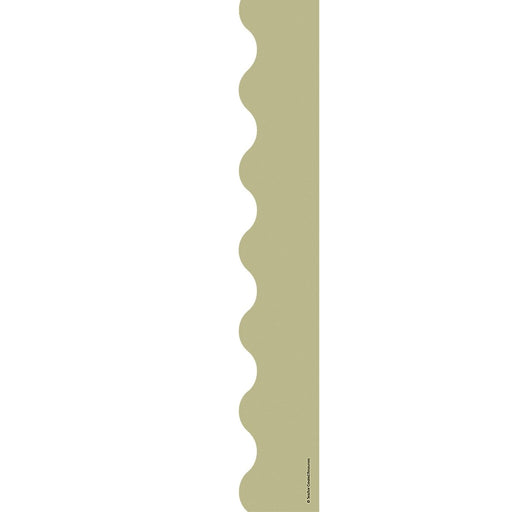 Olive Green Scalloped Border Trim, 35 Feet Per Pack, 6 Packs - Kidsplace.store