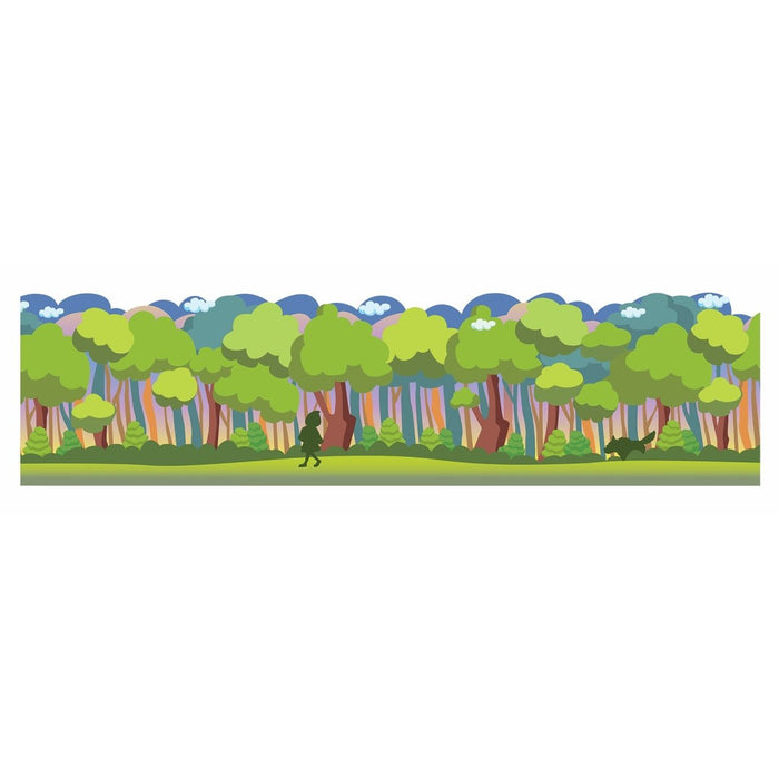 Once Upon A Dream Forest Extra Wide Die - Cut Deco Trim®, 37 Feet Per Pack, 6 Packs - Kidsplace.store