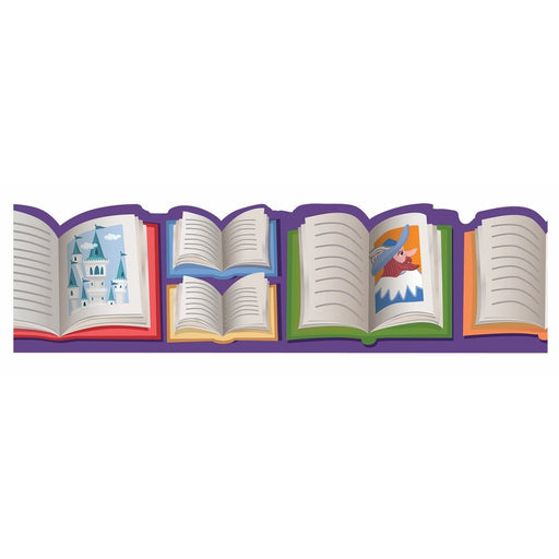 Once Upon A Dream Story Book Extra Wide Die - Cut Deco Trim®, 37 Feet Per Pack, 6 Packs - Kidsplace.store