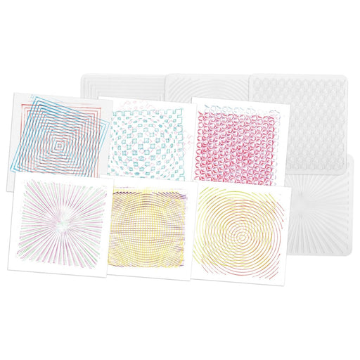 Optical Illusion Rubbing Plates, 6 Per Pack, 2 Packs - Kidsplace.store