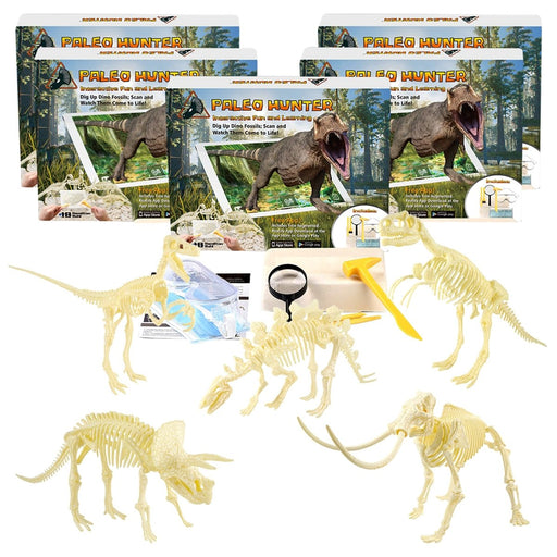 Paleo Hunter™ Dig Kit for STEAM Education - All Five Dinosaurs - Kidsplace.store