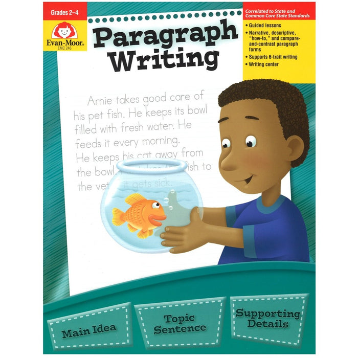 Paragraph Writing, Grades 2 - 4 , Teacher Reproducibles, Print - Kidsplace.store