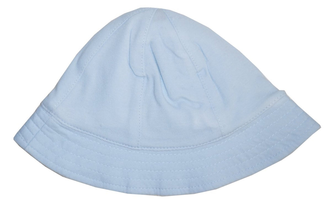 Pastel Blue Sun Hat 1140blue0-6m - Kidsplace.store