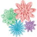 Pastel Pop Paper Flowers, Pack of 4 - Kidsplace.store