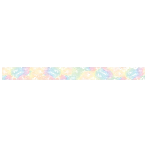 Pastel Pop Tie - Dye Straight Rolled Border Trim, 50 Feet, 3 Rolls - Kidsplace.store