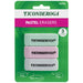 Pastel Wedge Eraser, 3 Per Pack, 24 Packs - Kidsplace.store