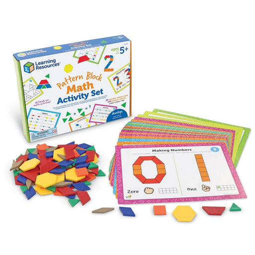 Pattern Block Math Activity Set - Kidsplace.store