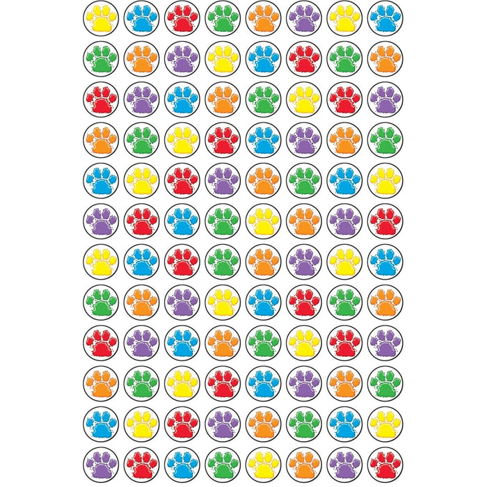 Paw Prints superSpots® Stickers, 800 Per Pack, 6 Packs - Kidsplace.store