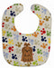 Pawprints Baby Bib - Kidsplace.store