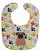 Pawprints Baby Bib - Kidsplace.store