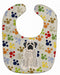 Pawprints Baby Bib - Kidsplace.store