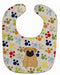 Pawprints Baby Bib - Kidsplace.store