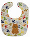 Pawprints Baby Bib - Kidsplace.store