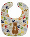 Pawprints Baby Bib - Kidsplace.store