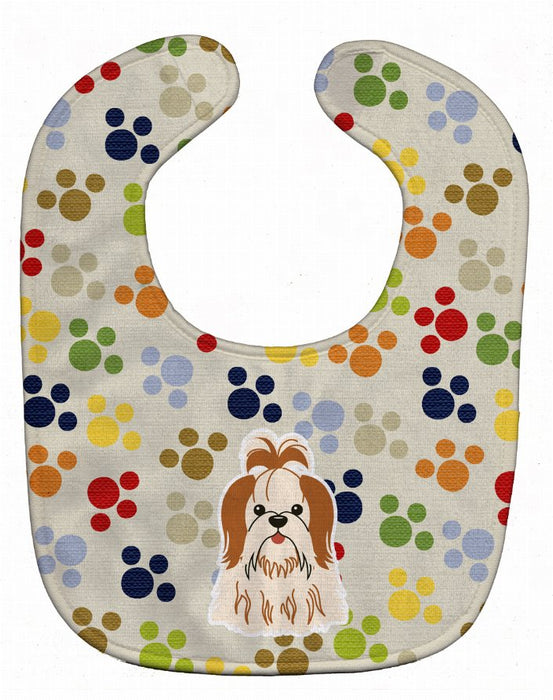 Pawprints Baby Bib - Kidsplace.store