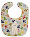 Pawprints Baby Bib - Kidsplace.store