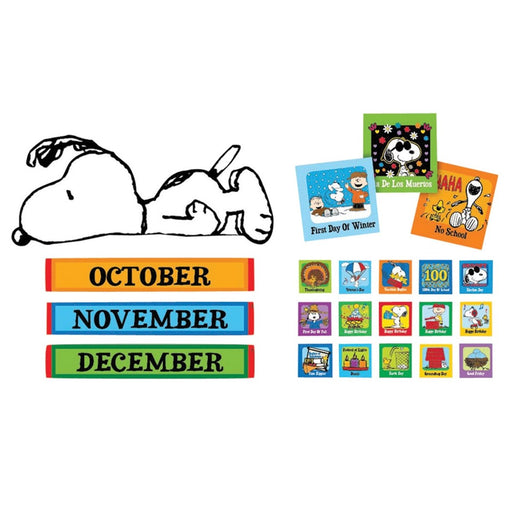 Peanuts® Calendar Bulletin Board Set - Kidsplace.store