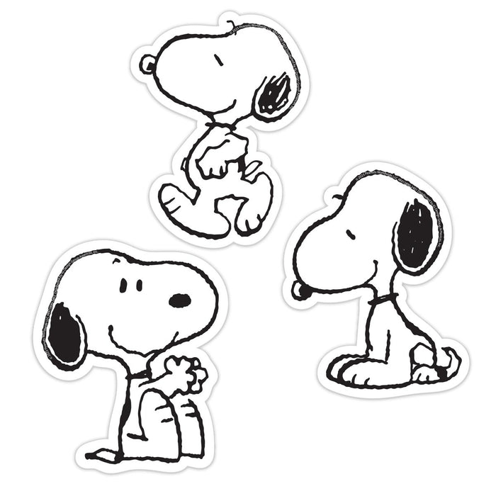 Peanuts® Snoopy Assorted Paper Cut - Outs, 36 Per Pack, 3 Packs - Kidsplace.store