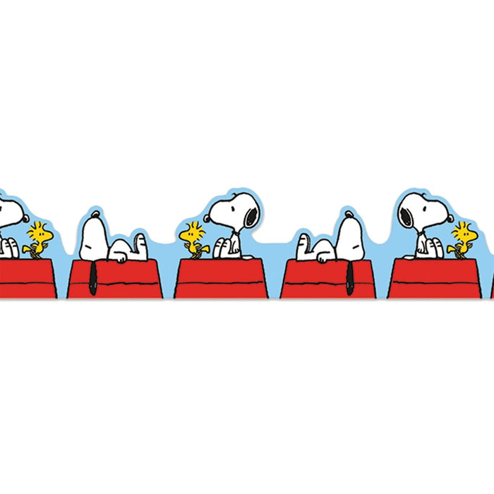 Peanuts® Snoopy on Doghouse Extra Wide Die - Cut Deco Trim®, 37 Feet Per Pack, 6 Packs - Kidsplace.store