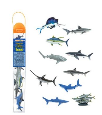 Pelagic Fish Figurine - Kidsplace.store