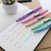 Pen Style Highlighter with Pocket Clip, Pastel, 5 Per Pack, 12 Packs - Kidsplace.store