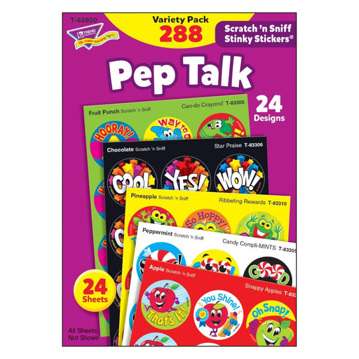 Pep Talk Stinky Stickers® Variety Pack, 288 Count - Kidsplace.store