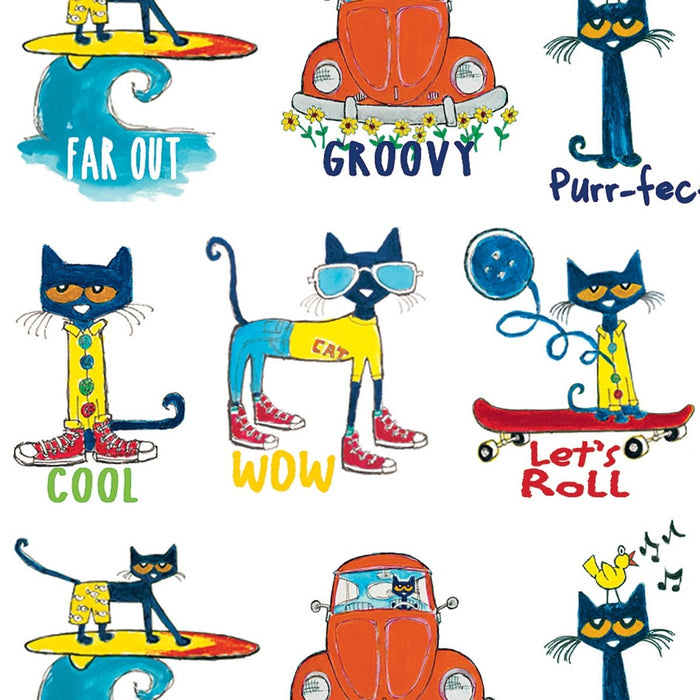 Pete the Cat® Stickers, 1", 96 Per Pack, 12 Packs - Kidsplace.store