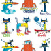 Pete the Cat® Stickers, 1", 96 Per Pack, 12 Packs - Kidsplace.store