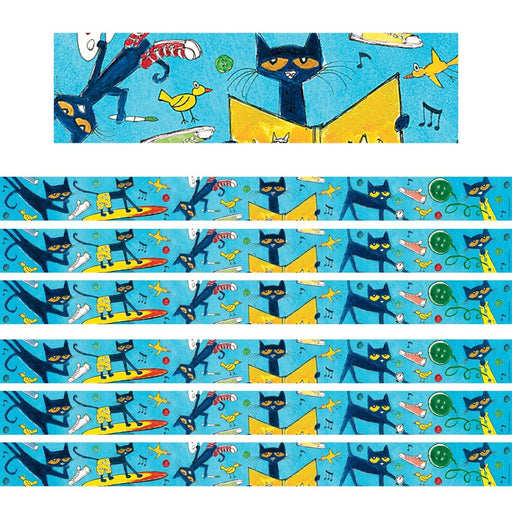 Pete the Cat® Straight Border Trim, 35 Feet Per Pack, 6 Packs - Kidsplace.store