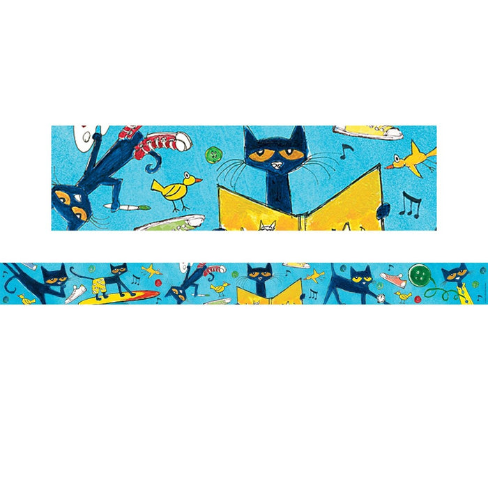 Pete the Cat® Straight Border Trim, 35 Feet Per Pack, 6 Packs - Kidsplace.store