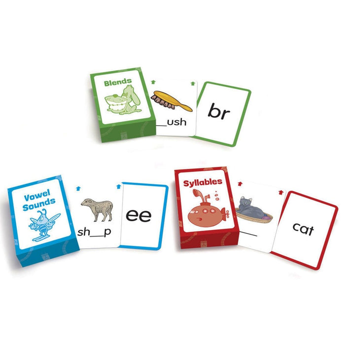 Phonics Flashcards, 3 Sets Per Pack, 3 Packs - Kidsplace.store