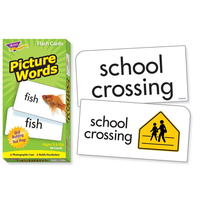 Picture Words Skill Drill Flash Cards, 3 Packs - Kidsplace.store