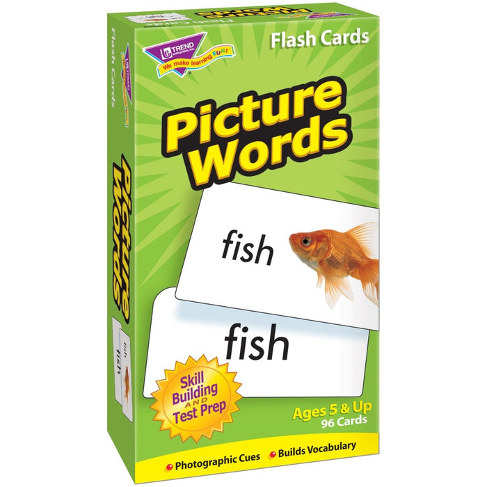 Picture Words Skill Drill Flash Cards, 3 Packs - Kidsplace.store