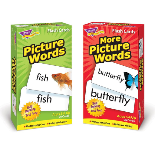 Picture Words Skill Drill Flash Cards Assortment - Kidsplace.store