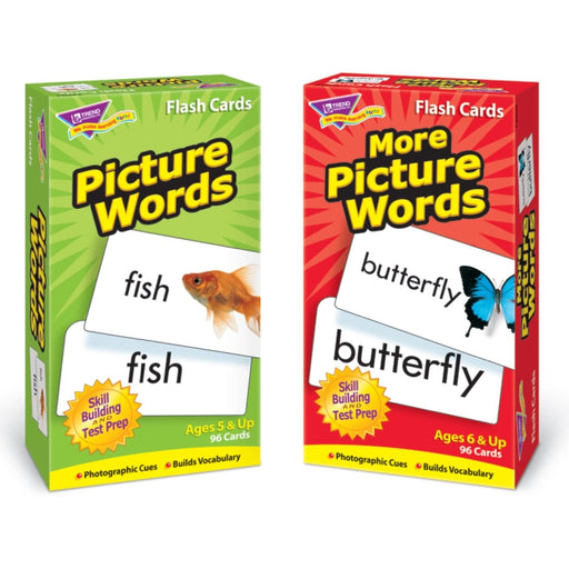 Picture Words Skill Drill Flash Cards Assortment - Kidsplace.store