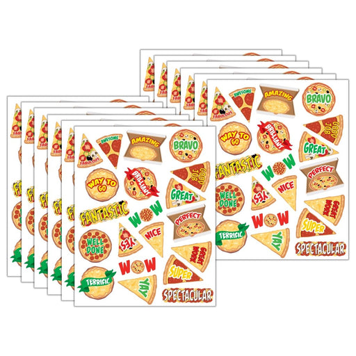 Pizza Stickers, 120 Per Pack, 12 Packs - Kidsplace.store