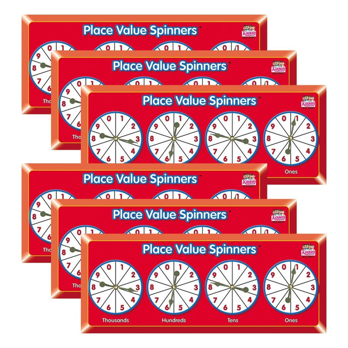 Place Value Spinners, Pack of 6 - Kidsplace.store