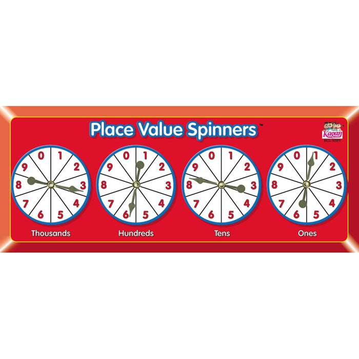 Place Value Spinners, Pack of 6 - Kidsplace.store