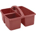 Plastic Storage Caddy, Deep Rose, Pack of 6 - Kidsplace.store