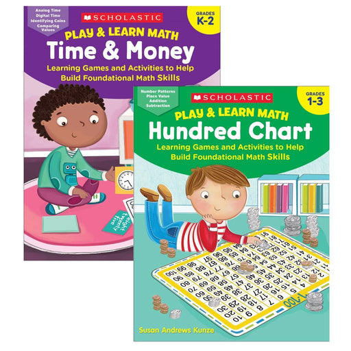 Play & Learn Math Reproducible Workbooks, Grade 1 - 3 Bundle - Kidsplace.store