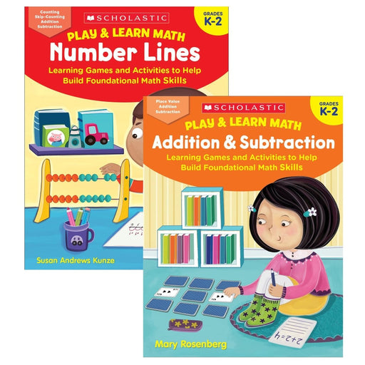 Play & Learn Math Reproducible Workbooks, Grade 2 - 4 Bundle - Kidsplace.store