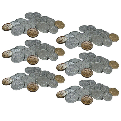 Play Money: Assorted Coins, Pack of 6 - Kidsplace.store