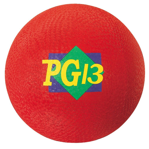 Playground Ball, 13" Diameter, Red - Kidsplace.store