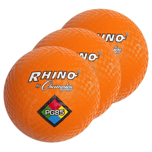 Playground Ball, 8 - 1/2", Orange, Pack of 3 - Kidsplace.store