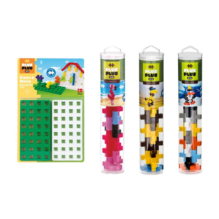 Plus - Plus® BIG Zoo Tubes & Baseplate Bundle - Kidsplace.store