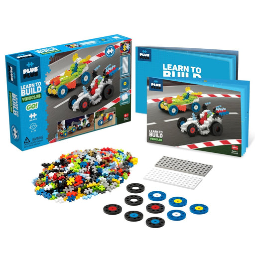 Plus - Plus® Learn to Build GO! Vehicles, 360 Pieces - Kidsplace.store