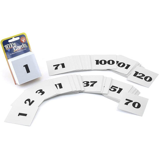 Pocket Chart Number Cards, 2" x 2", 100 Per Pack, 6 Packs - Kidsplace.store