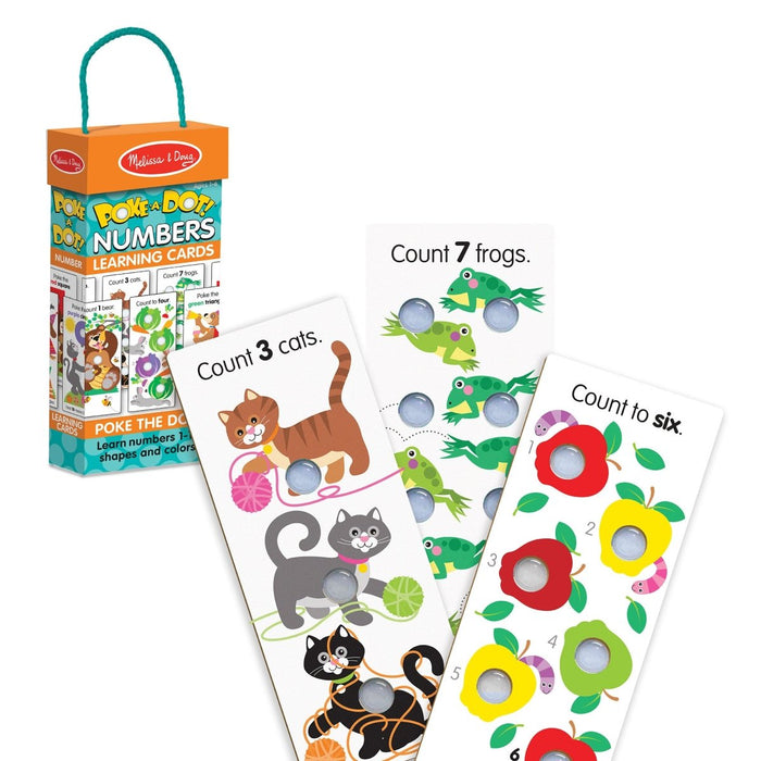 Poke - a - Dot Numbers Learning Cards - Kidsplace.store